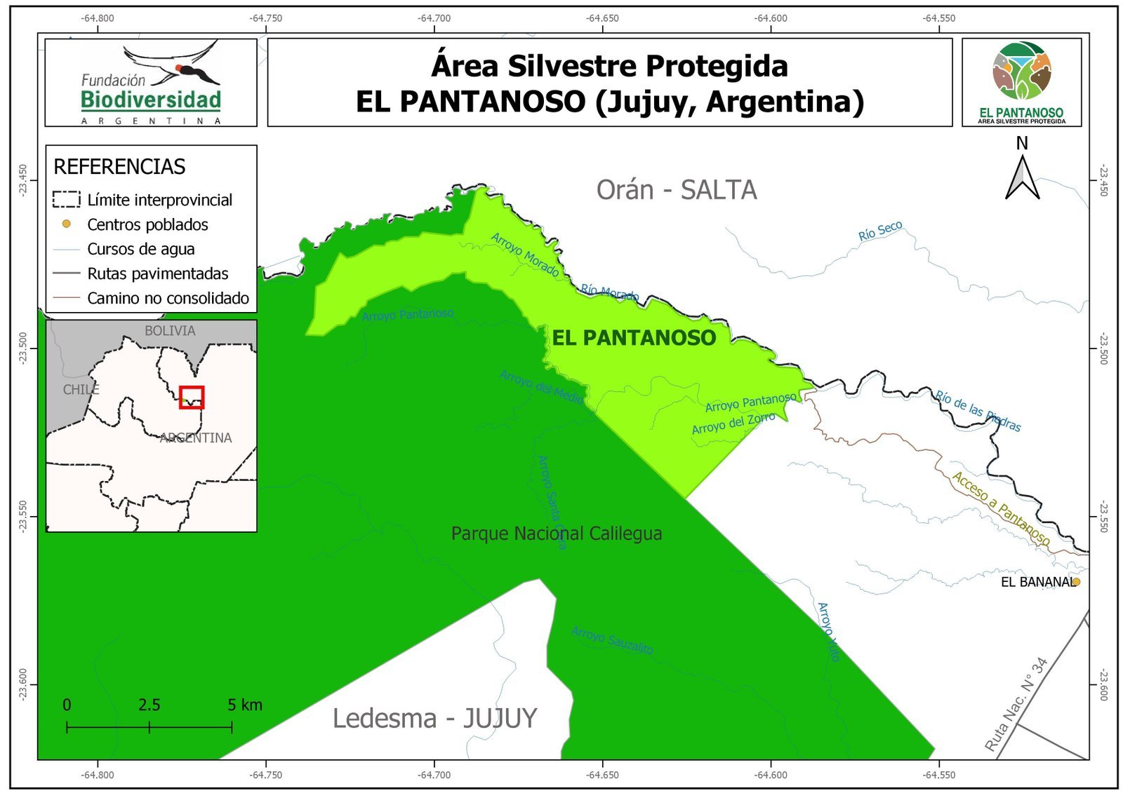 Mapa Pantanoso
