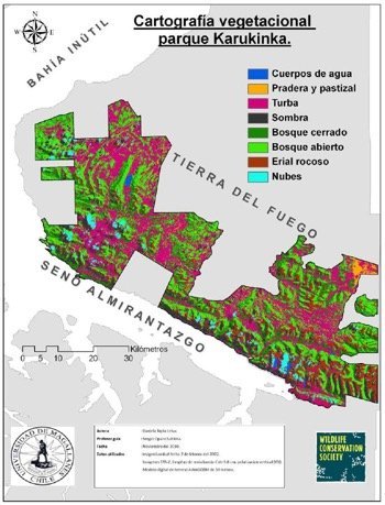 Mapa de Parque Karukinka