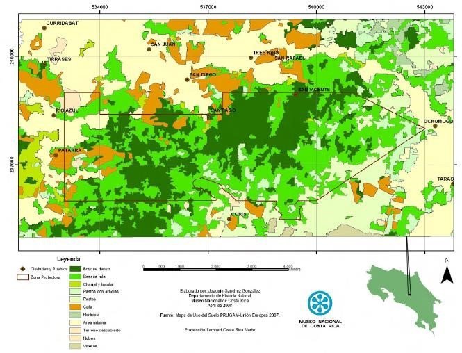 mapa de Zona Protectora La Carpintera