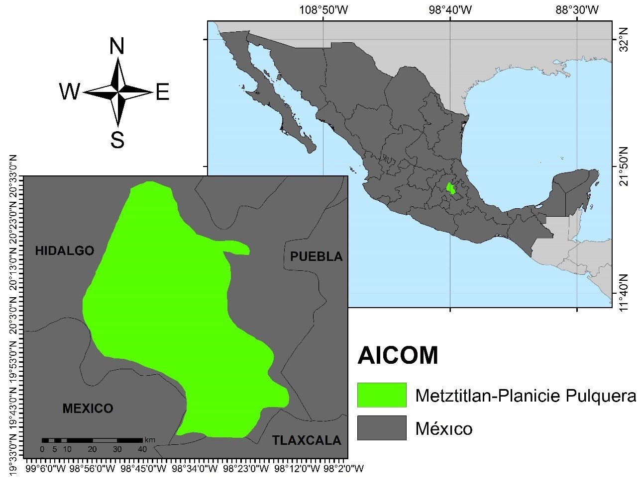 Mapa Meztitlán