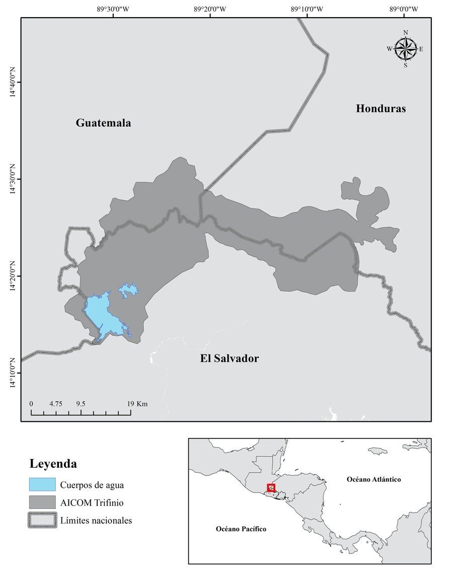 Mapa Trifinio