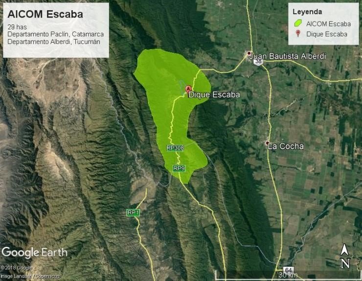 Mapa Escaba