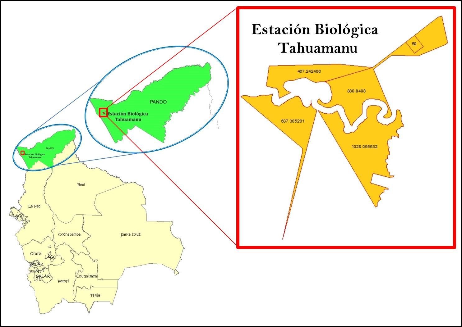 Tahuamanu mapa 1
