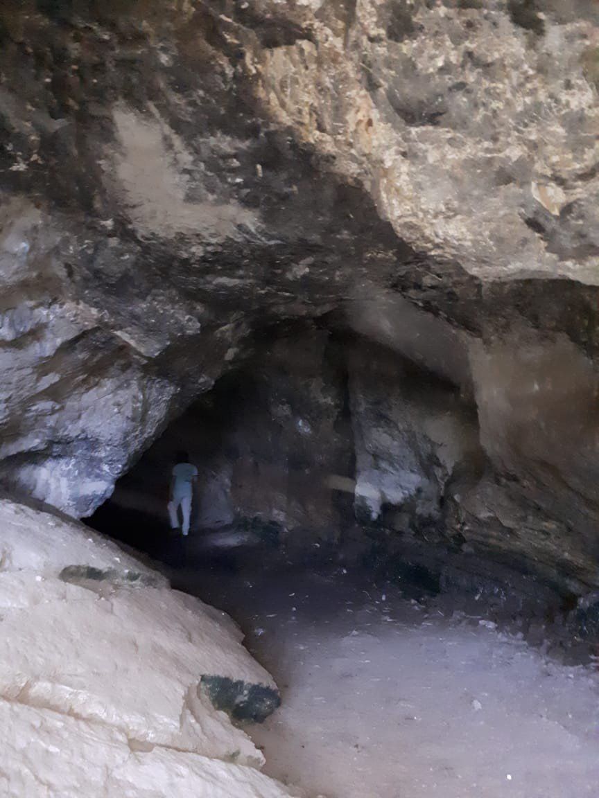 Foto del interior de la Cueva del Viejo