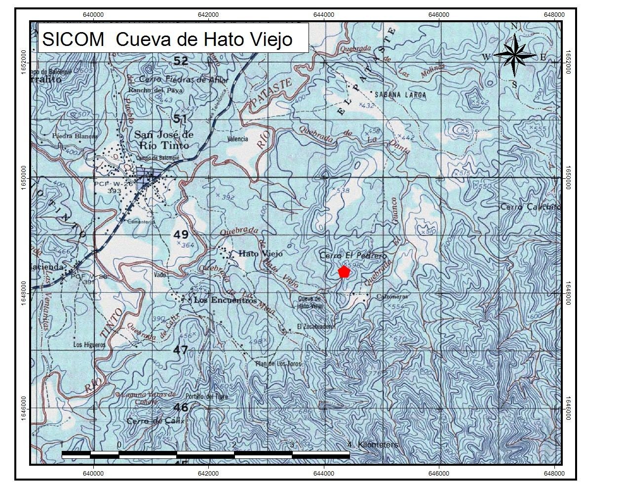 Mapa 11 Cueva del Hato Viejo