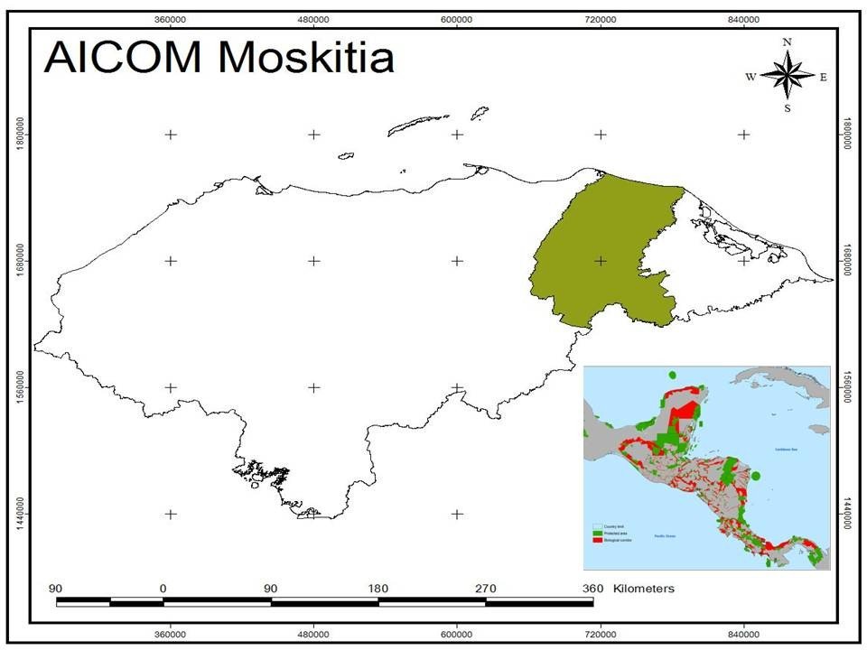 Mapa 3 Moskitia