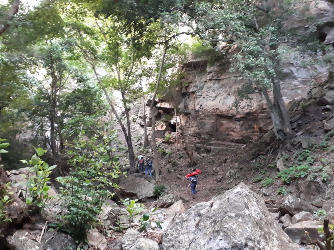 Vista del bosque seco y relieve del SICOM Cuevas del Viejo