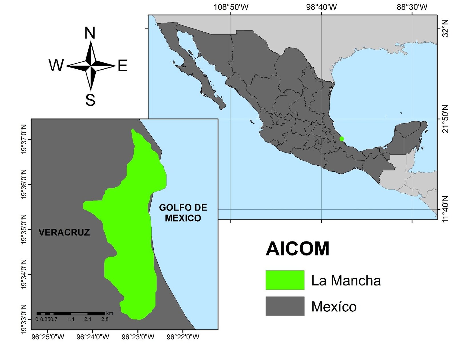 Mapa 31 Morro de la Mancha México