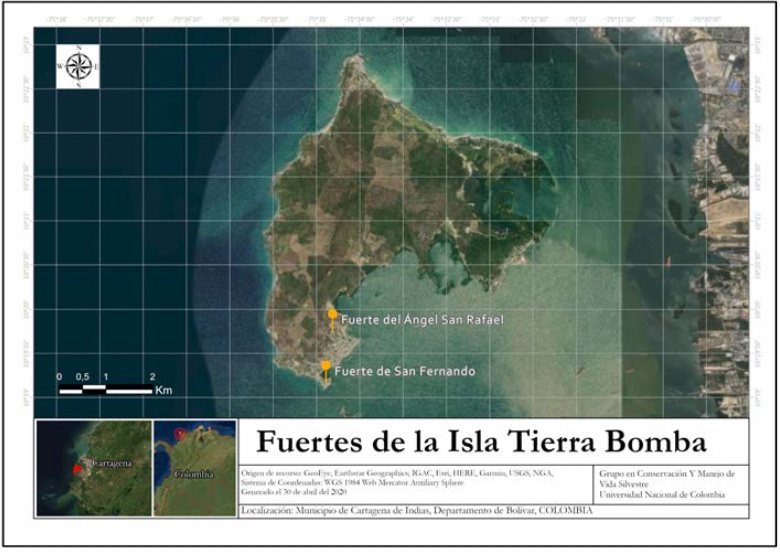 Mapa isla